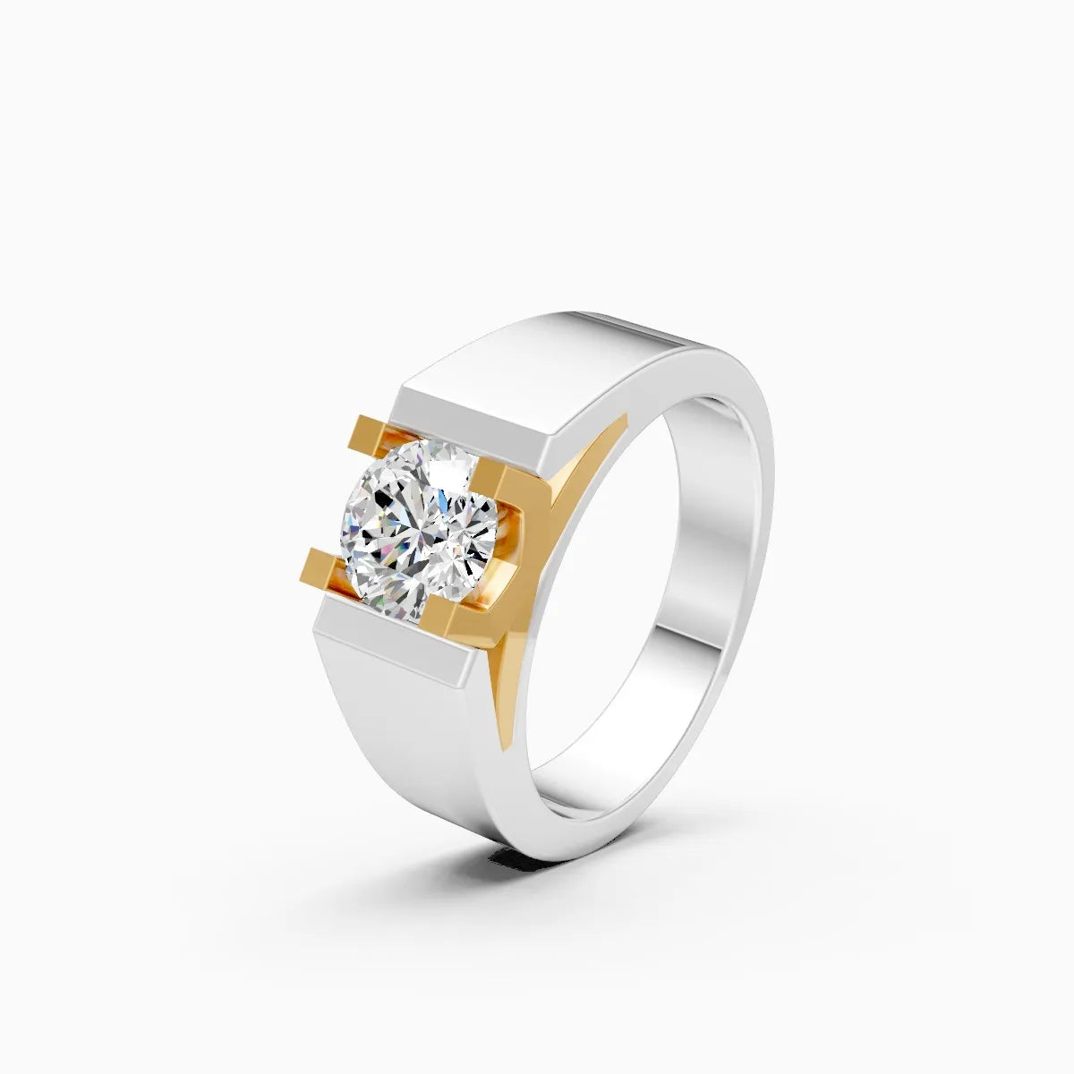 Veer | Stellar Men's Classic Round Solitaire Ring